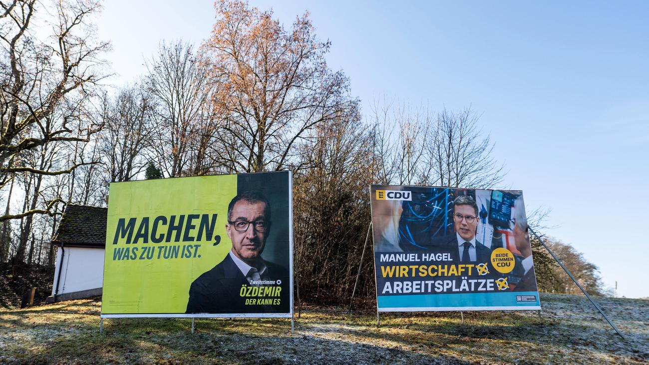 Landtagswahl : Grüne und CDU liegen in Baden-Württemberg laut Umfrage gleichauf
