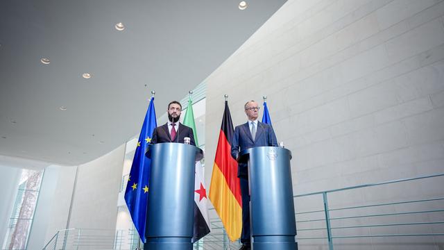 Geflüchtete aus Syrien: Merz zufolge kam 80-Prozent-Rückkehr-Ziel kam von Syriens Präsident