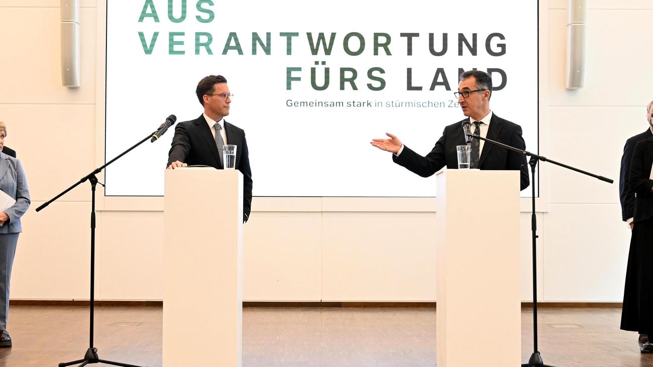 Grün-Schwarze Landesregierung: Grüne und CDU in Baden-Württemberg wollen Wirtschaft stärken
