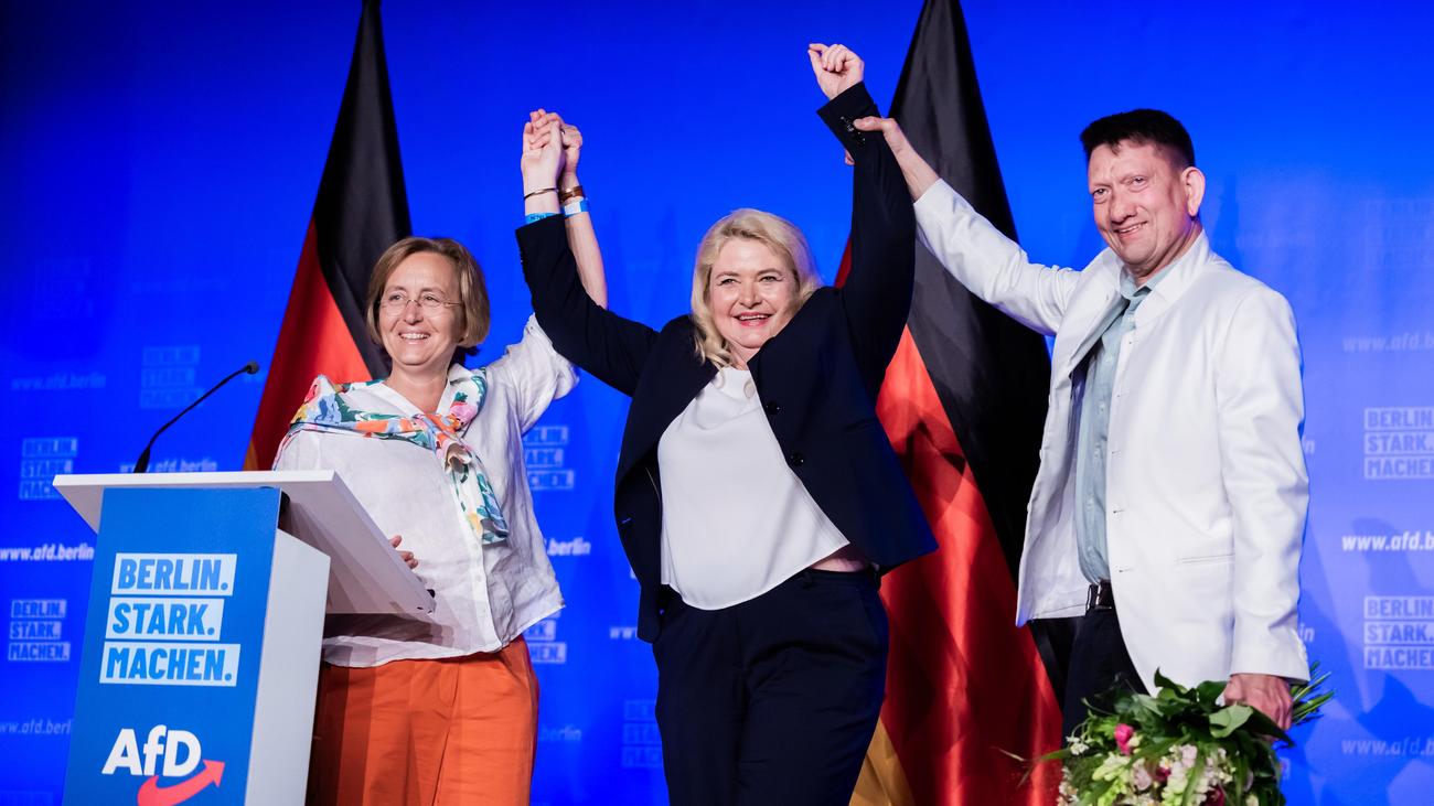 Wahl zum Berliner Abgeordnetenhaus: Berliner AfD nominiert erstmals Kandidatin für Amt der »Regierenden«