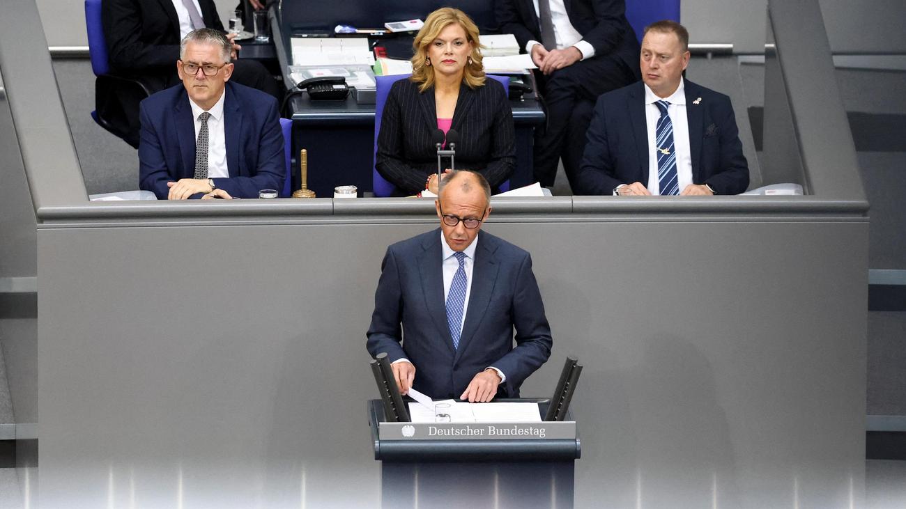 Regierungserklärung des Kanzlers: Friedrich Merz gibt Regierungserklärung ab