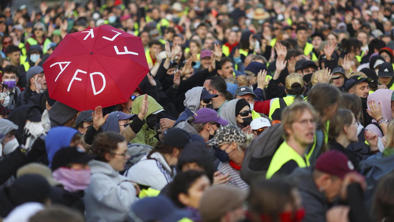 AfD-Parteitag: Linkes Bündnis zieht positive Bilanz der Proteste in Erfurt