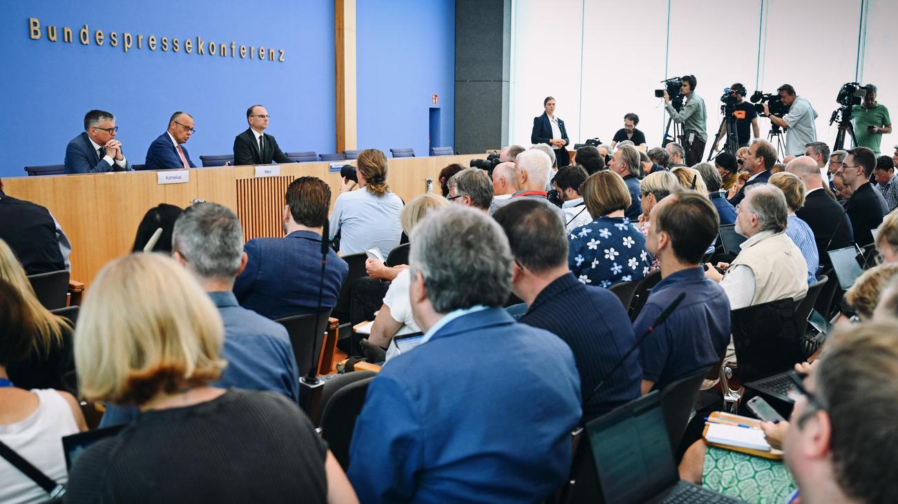 Sommerpressekonferenz: Merz will »alles tun«, um AfD-Regierungsbeteiligung zu verhindern