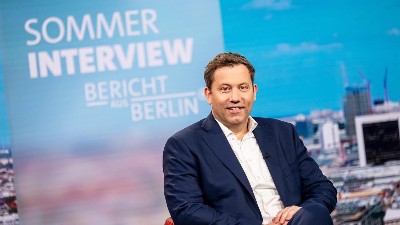 Reformen: Vizekanzler Klingbeil verteidigt Reformpläne im ARD-Sommerinterview