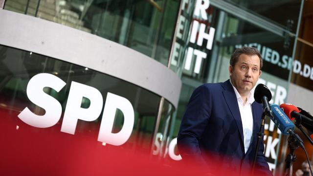 SPD-Vorsitzender: Lars Klingbeil äußert sich zum Rücktritt von Bärbel Bas