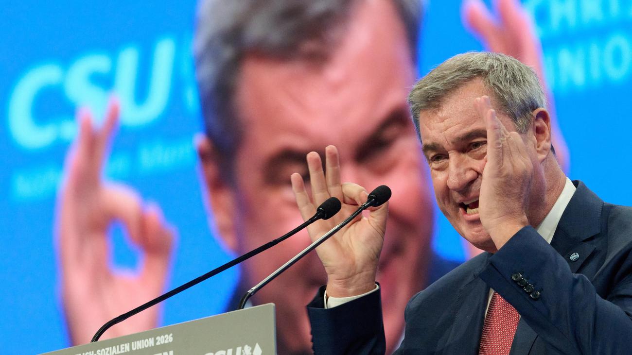CSU-Parteitag: Markus Söder fordert AfD-Spitze auf, Rechtsextreme ...