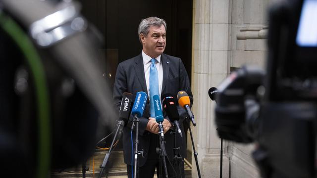 Regierungsbildung in Berlin: Söder kritisiert SPD und Grüne wegen Sondierungen mit Linkspartei