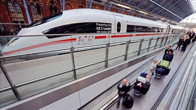 Deutsche Bahn ICE passiert erstmals Eurotunnel ZEIT ONLINE