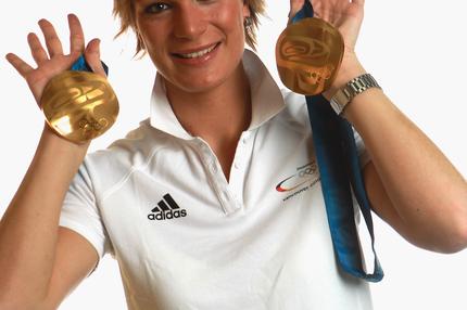 Sicherte sich zwei Goldmedaillen: Skifahrerin Maria Riesch