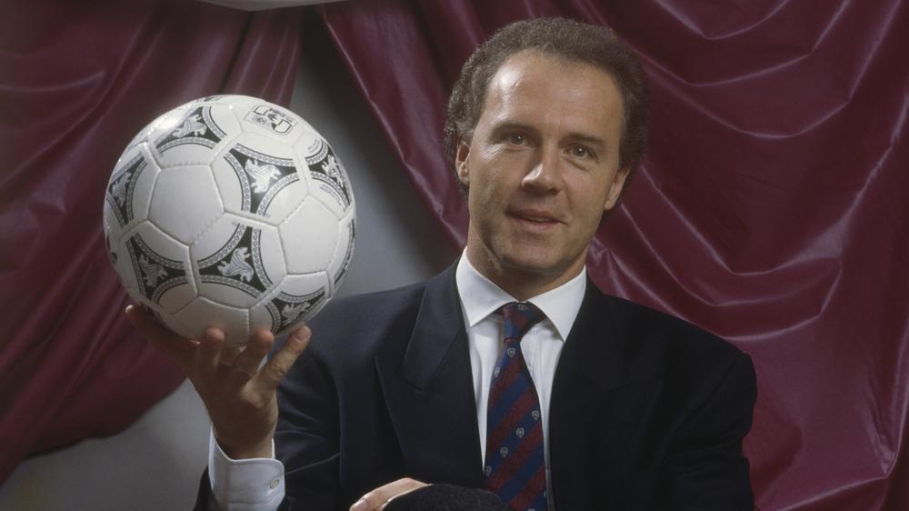 Franz Beckenbauer: Frühere, leichtere Tage: Franz Beckenbauer vor knapp 30 Jahren