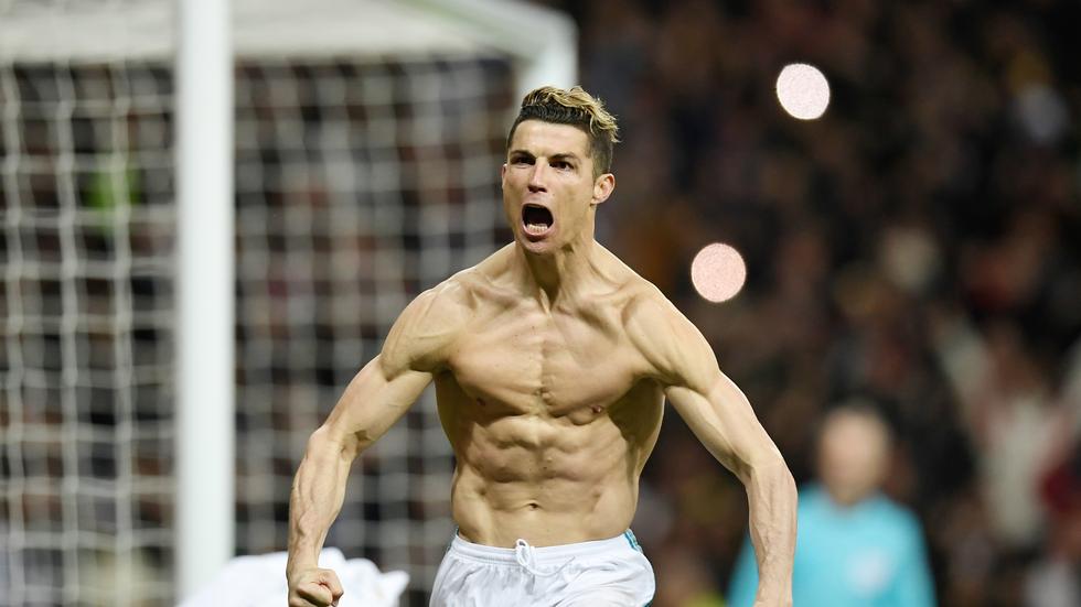  Champions League: Das gab es in Madrid zu sehen: Cristiano Ronaldo feiert seinen verwandelten Elfmeter, der seiner Mannschaft das Weiterkommen sichert.