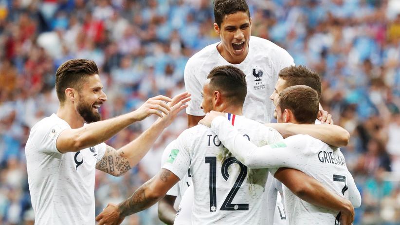 Frankreich - Uruguay: Frankreich zieht ins Halbfinale ein ...