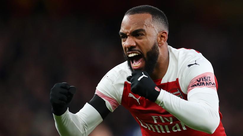 Premier League: Alexandre Lacazette von Arsenal mag die Premier League auch.