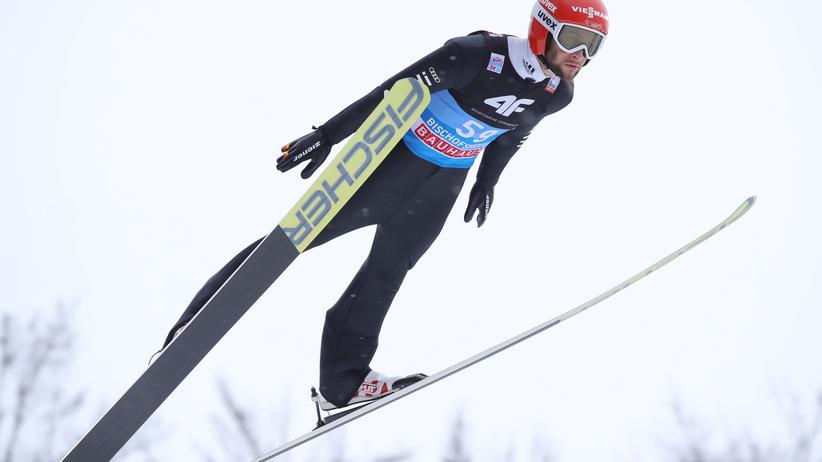 Vierschanzentournee: Markus Eisenbichler beim Flug in Bischofshofen