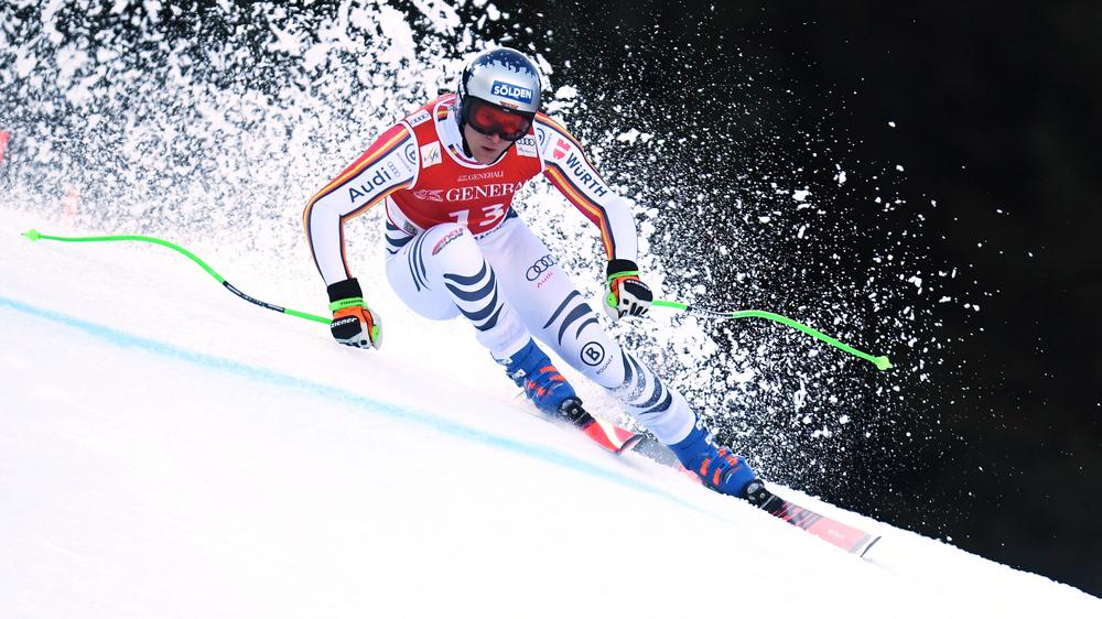 Ski-Alpin-Weltcup: Thomas Dreßen bei einem Trainingslauf auf der Kandahar-Abfahrt Garmisch