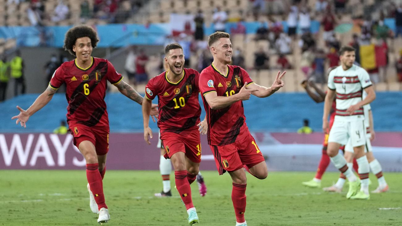 Fußball-EM: Belgien schlägt Portugal und steht im ...