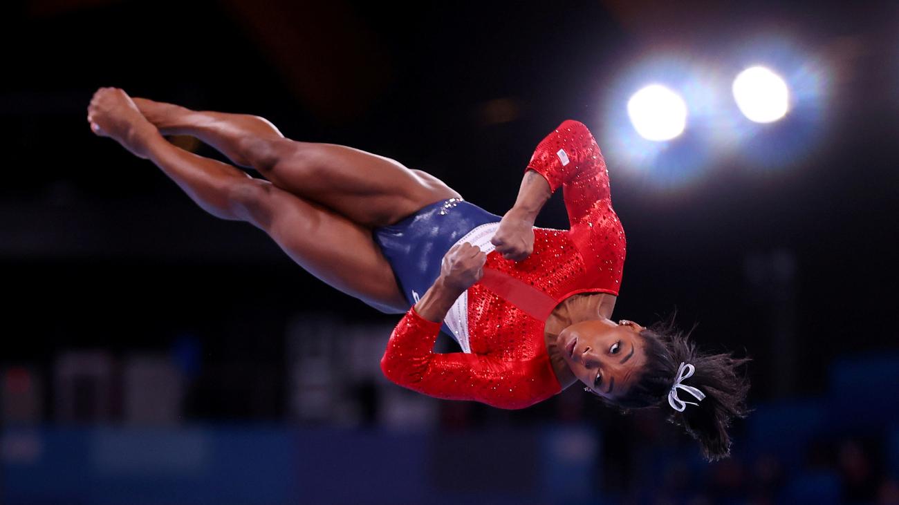 Olympia 2021 in Tokio USTurnerin Simone Biles sagt Start im Mehrkampf