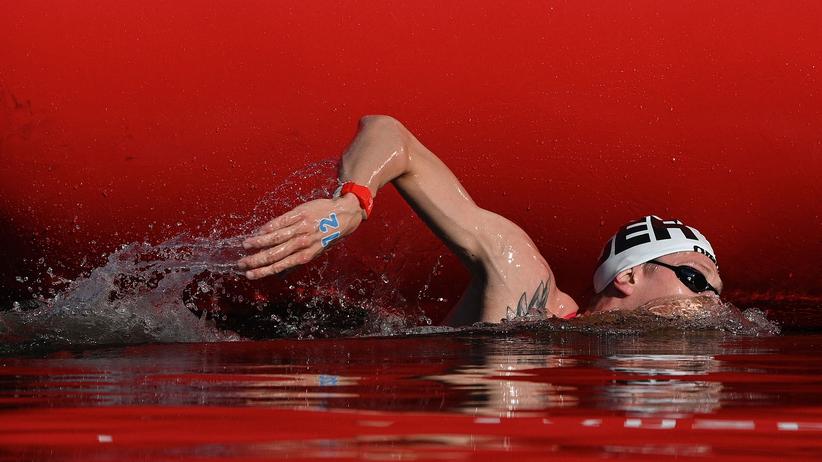 Olympia am Morgen: Olympiasieger im Wasser-hinter-sich-Lassen