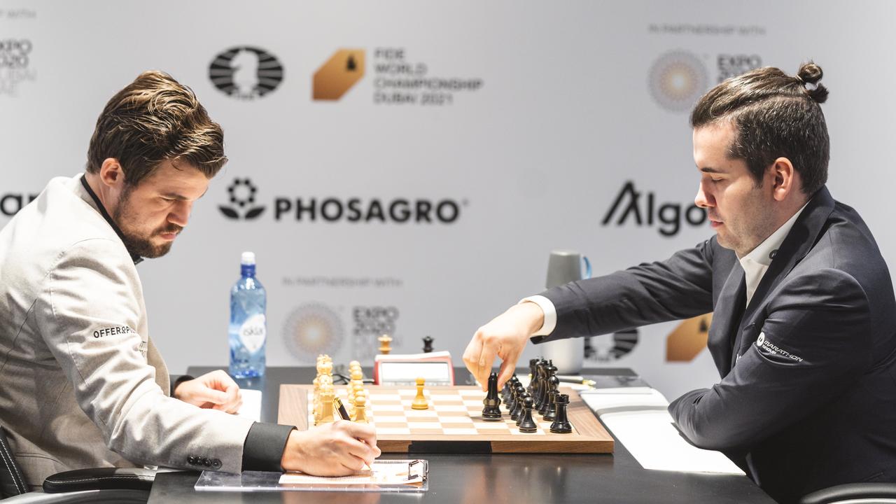 Schach-WM live Live das Duell Carlsen gegen Nepomnjaschtschi ZEIT ONLINE