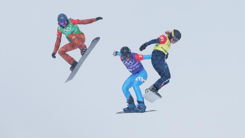 Snowboardcross bei Olympia: Chaotischer wird es nicht