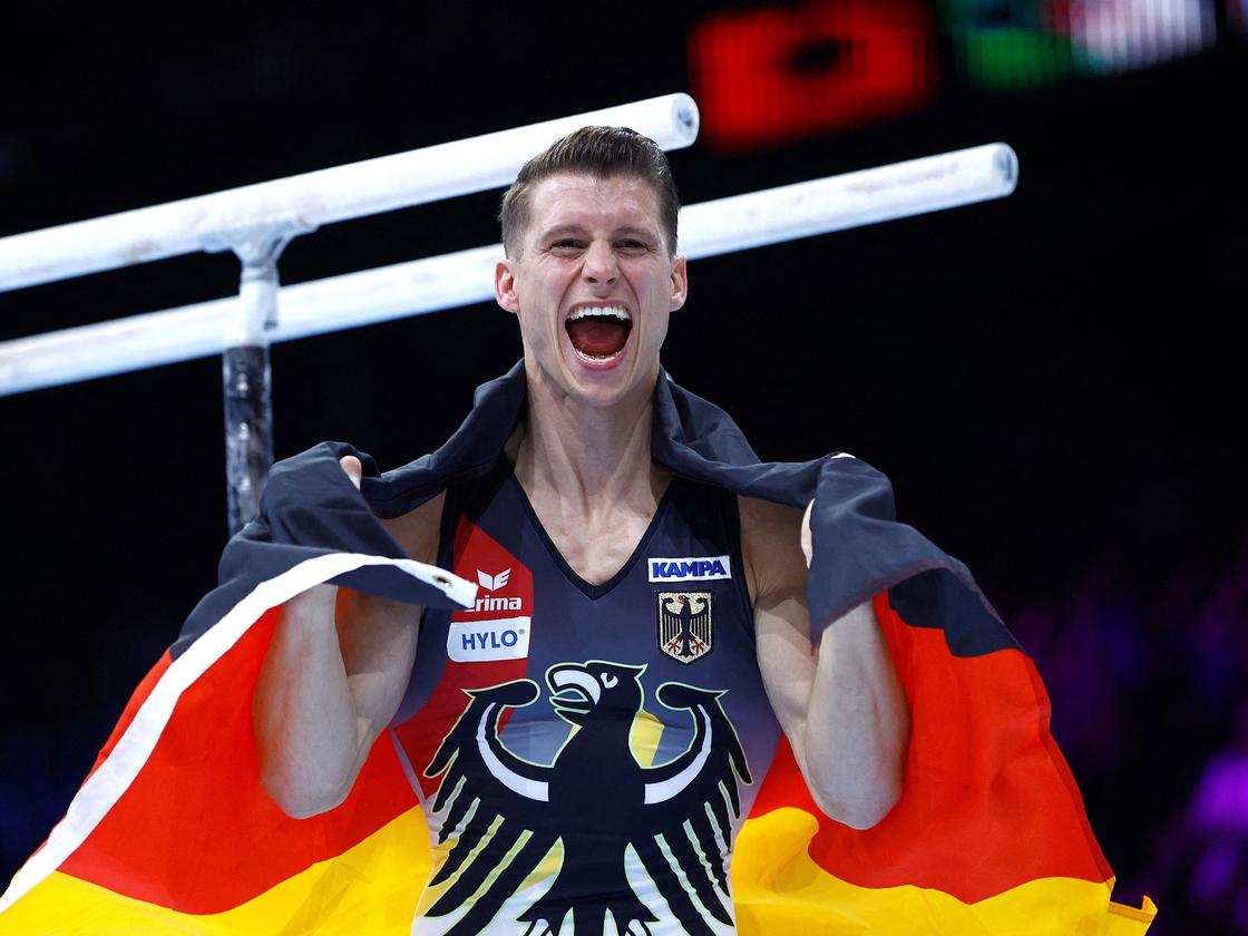 Turnen Lukas Dauser gewinnt Gold bei der Weltmeisterschaft der Turner ZEIT ONLINE