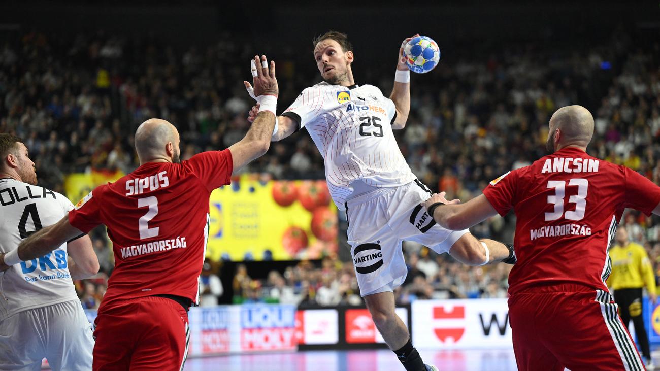 HandballEM Deutschlands Handballer gewinnen gegen Ungarn in EM