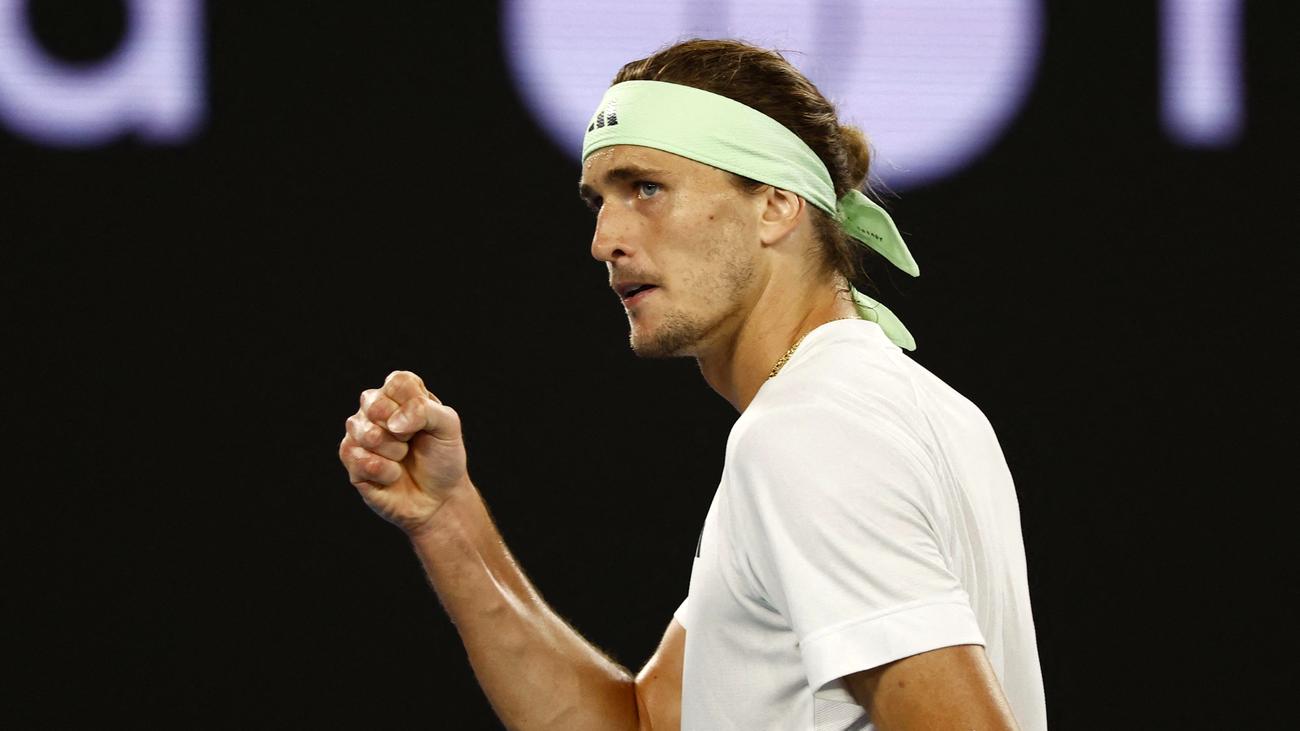 Tennis Alexander Zverev erreicht das Halbfinale der Australian Open