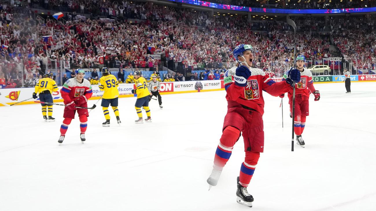 Coupe du monde de hockey sur glace : la République tchèque, pays hôte, bat clairement la Suède et se qualifie pour la finale