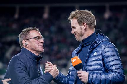 Der eine war es schon, beide wollen es nicht (nochmal) werden: Ralf Rangnick (links) und Julian Nagelsmann haben dem FC Bayern abgesagt, indem sie Bundestrainer von Österreich und Deutschland bleiben. 