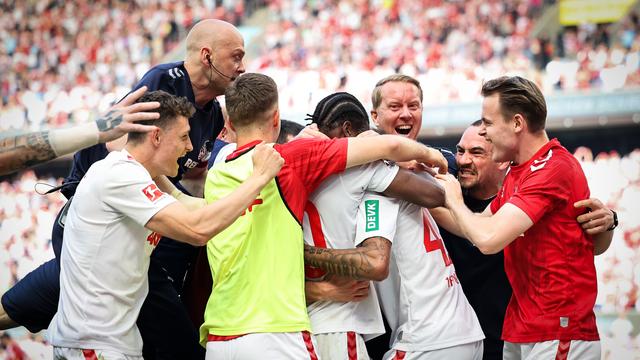 Fußball-Bundesliga, 33. Spieltag: 1. FC Köln wendet Abstieg in der Nachspielzeit ab