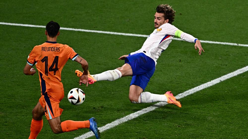 Fußball-EM: Hätte Mbappé es geschafft? Antoine Griezmann vergab für Frankreich mehrere gute Chancen.