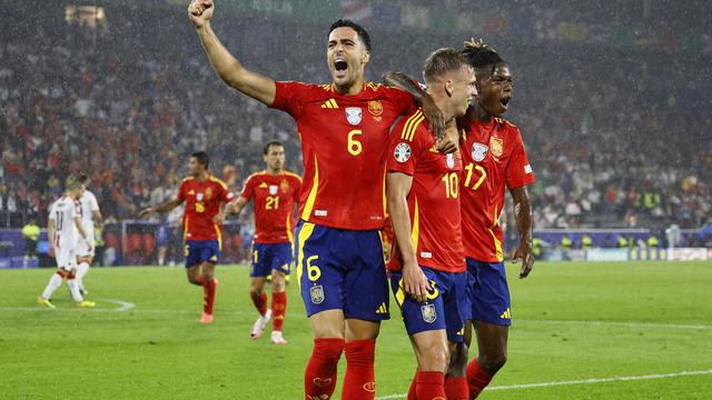 Achtelfinale der Fußball-EM: Spanien schlägt Georgien und trifft im Viertelfinale auf Deutschland
