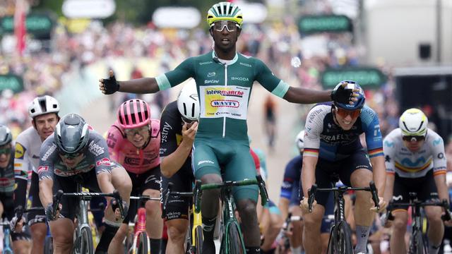 Tour de France: Biniam Girmay gewinnt auch die achte Etappe der Tour de France