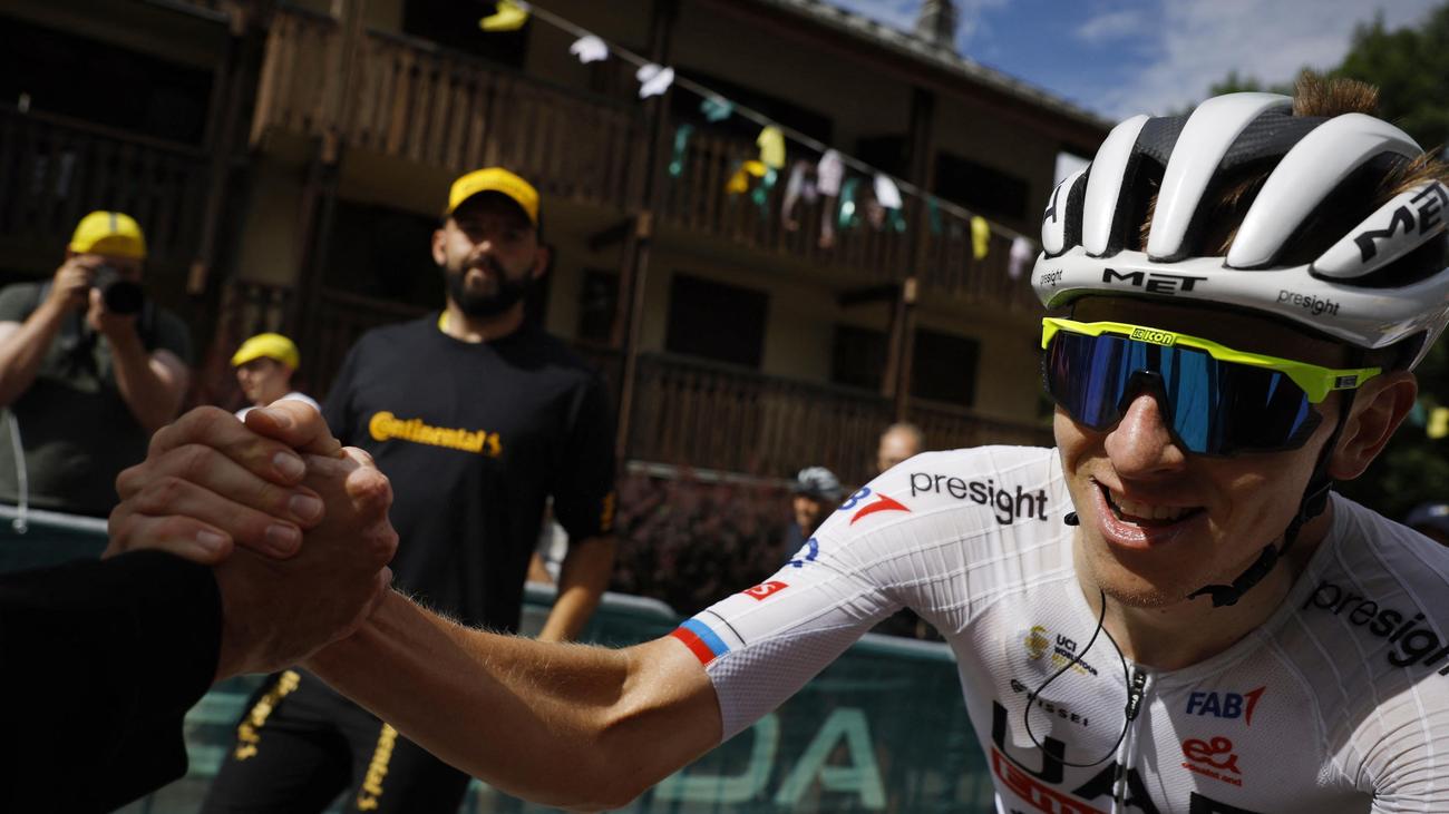 Tour de France: Tadej Pogačar wins first mountain stage and rides in ...