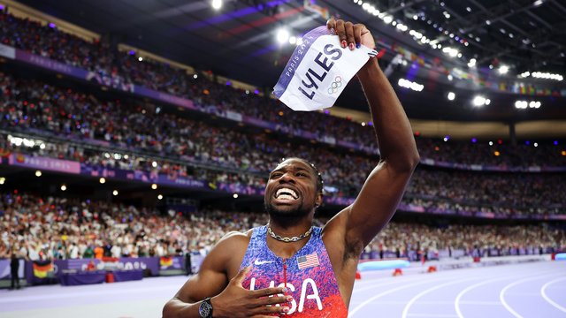 Olympia in Paris: Noah Lyles ist der schnellste Mann der Welt über 100 Meter