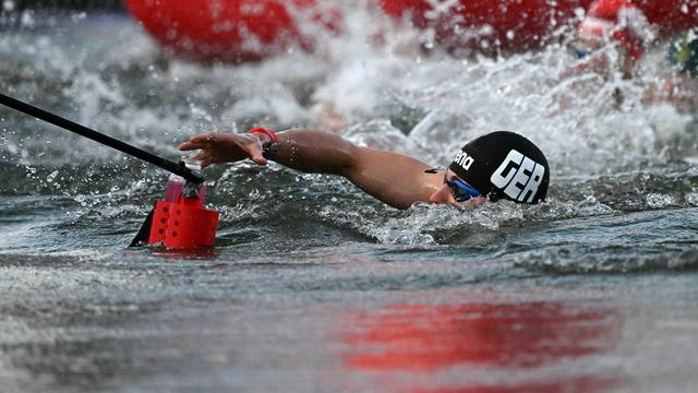 Olympische Spiele: Oliver Klemet holt Silbermedaille im Freiwasserschwimmen in der Seine