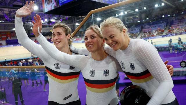 Olympischen Spiele: Deutsches Bahnrad-Trio gewinnt Bronze im Teamsprint