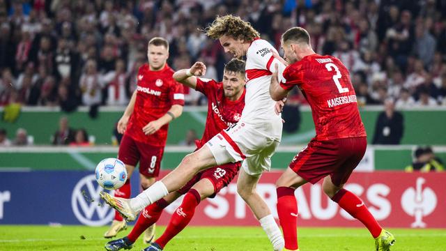 DFB-Pokal, 2. Runde: Stuttgart schlägt Kaiserslautern, Wolfsburg gewinnt gegen den BVB