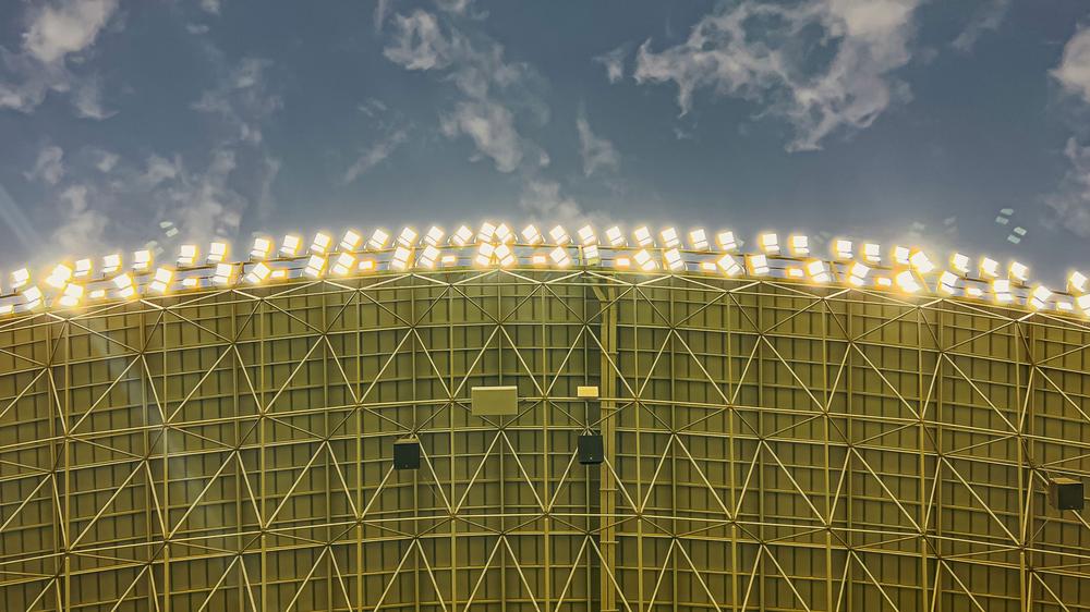 Saudi-Arabien: Das KSU-Stadion (König-Saud-Universität) in Riad