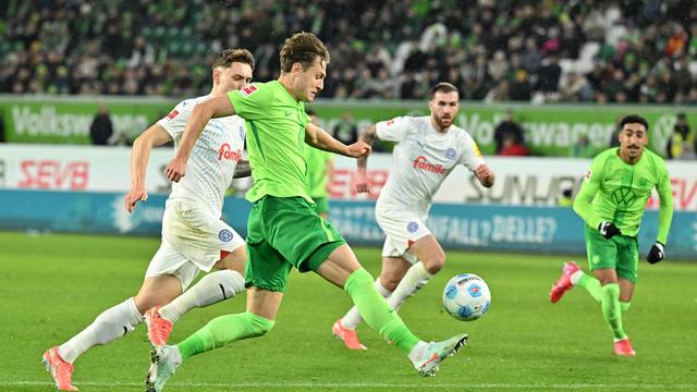 Bundesliga – 19. Spieltag: Kiel gleicht in Wolfsburg spät aus