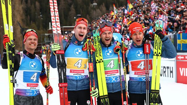 Biathlon-WM: Deutsche Herrenstaffel gewinnt Bronze