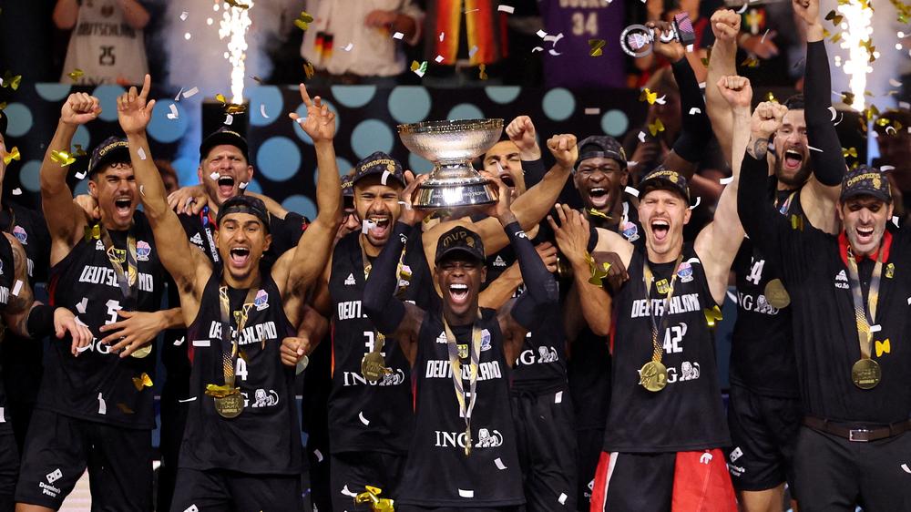 Basketball-EM: 88:83 gewinnt Deutschland das EM-Finale gegen die Türkei.