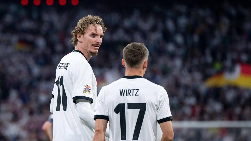 Rekordtransfers: Für Deutschland in einem Team: Nick Woltemade und Florian Wirtz