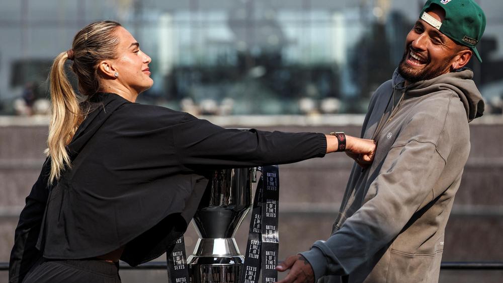 Battle of the Sexes: Sabalenka und Kyrgios am Vorabend des Geschlechterduells