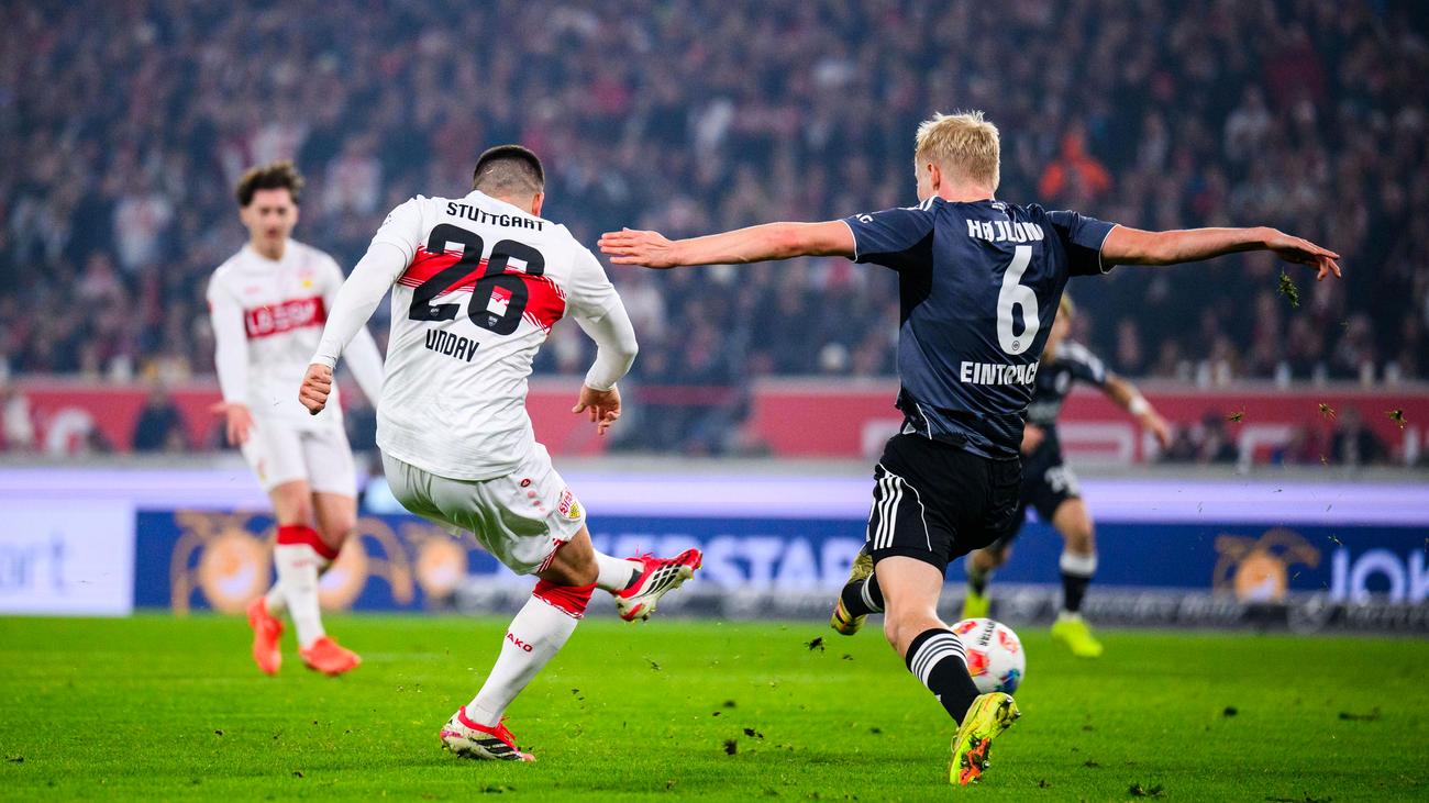 Fußball-Bundesliga, 17. Spieltag – Dienstag: Stuttgart steht nach Sieg gegen Frankfurt auf Champions-League-Platz