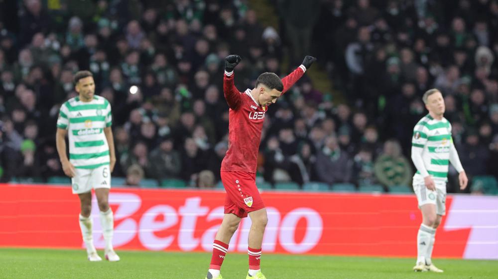 Europa League : Der VfB Stuttgart besiegt Celtic Glasgow in der Europa League.