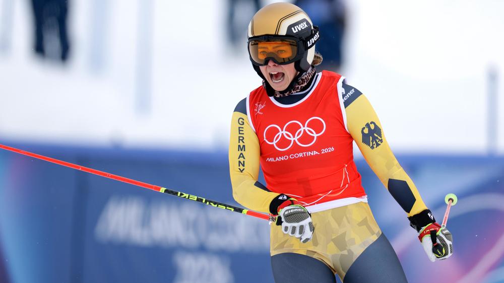 Olympia 2026: Daniela Maier holte in Peking noch Bronze, jetzt ist sie Olympiasiegerin.