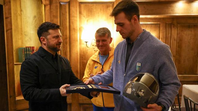 Olympische Winterspiele: Selenskyj überreicht Orden an Skeleton-Piloten Heraskewytsch