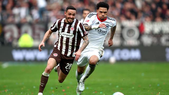  Bundesliga, 25. Spieltag – Sonntag: St. Pauli und Eintracht Frankfurt trennen sich unentschieden