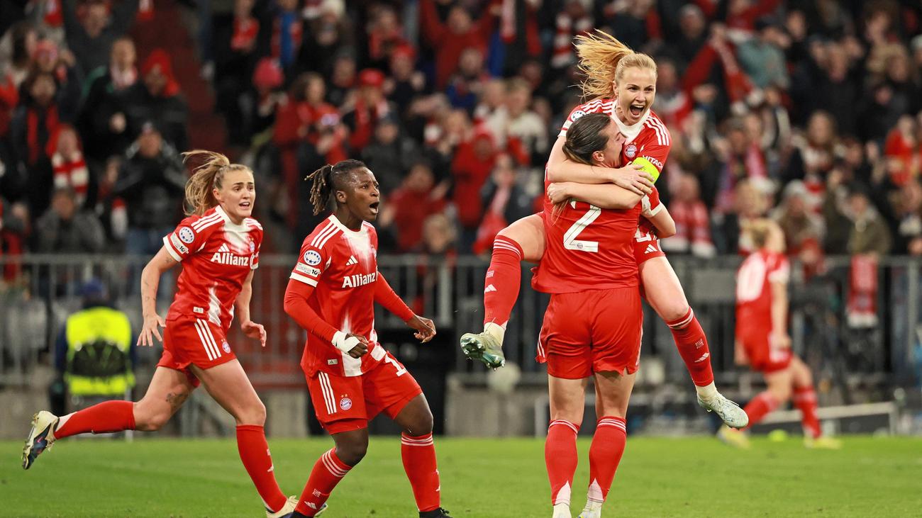 Champions League – Viertelfinale: Frauen des FC Bayern München stehen im Halbfinale der Champions League
